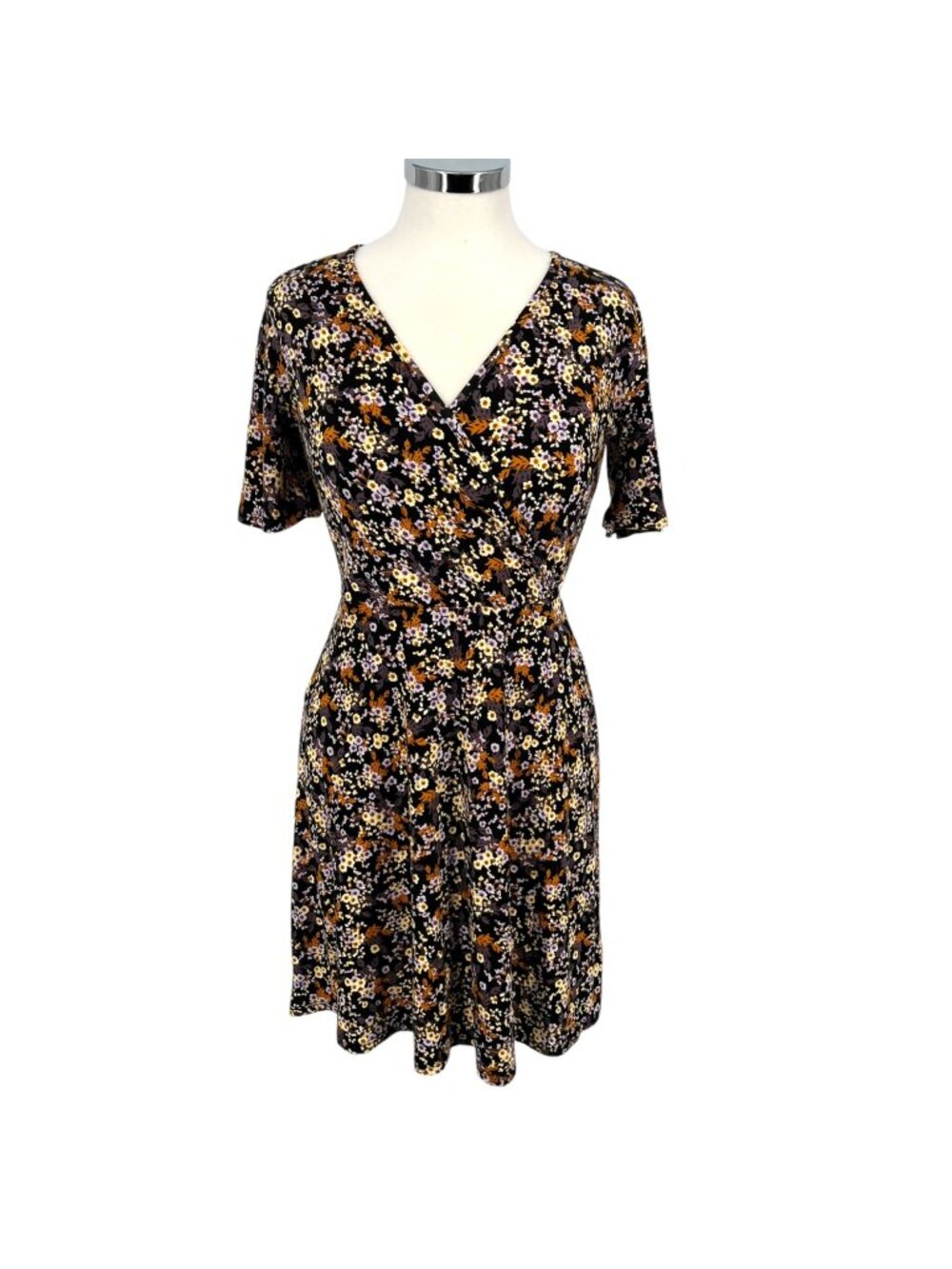 41Hawthorn Cottagecore Boho Floral Short Sleeve Dress Multicolor Size Medium NWT